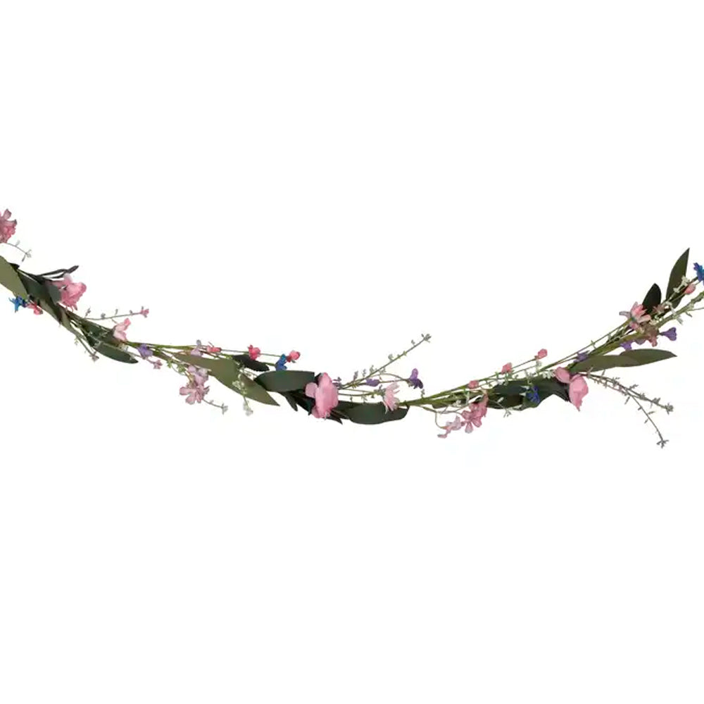 Meadow Spring Flowers Artificial Foliage Garland - 1.9m