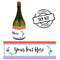 Boho Festival Personalised Mini Champagne Bubbles - Pack of 16