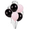 Black & Pink Halloween Confetti Balloon Mix - Pack of 26