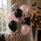 Black & Pink Halloween Confetti Balloon Mix -Pack of 25