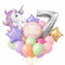 Uninflated Unicorn Balloon Bundle - Choose Your Age