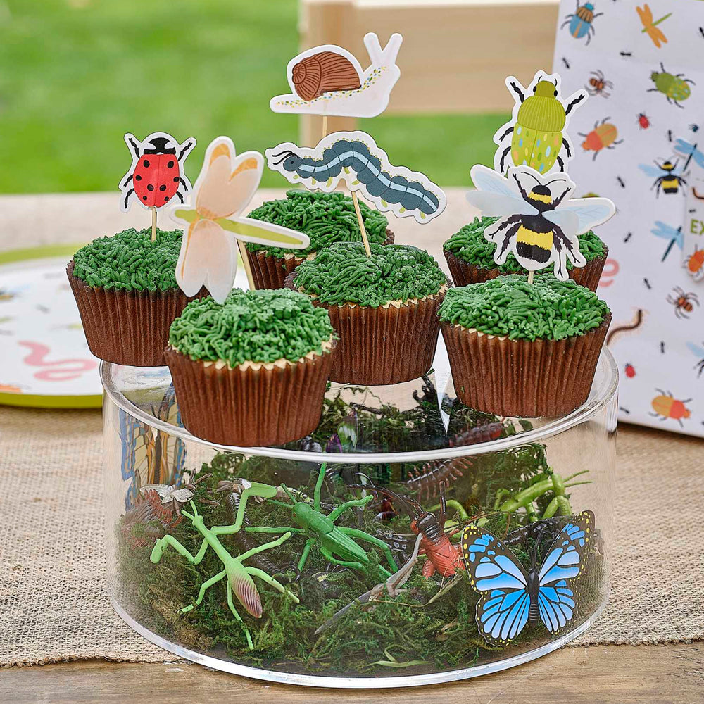 Bug Party Cupcake Toppers - Pack of 12
