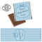Personalised Chocolates- Blue Baby Shower- Pack 16