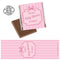 Personalised Chocolates- Pink Baby Shower- Pack 16