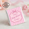 Personalised Chocolates- Pink Baby Shower- Pack 16