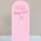 Baby Pink Stripe Personalised Sailboard Stand-Up - 185cm