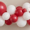 Red and White Balloon Arch DIY Kit - 2.5m