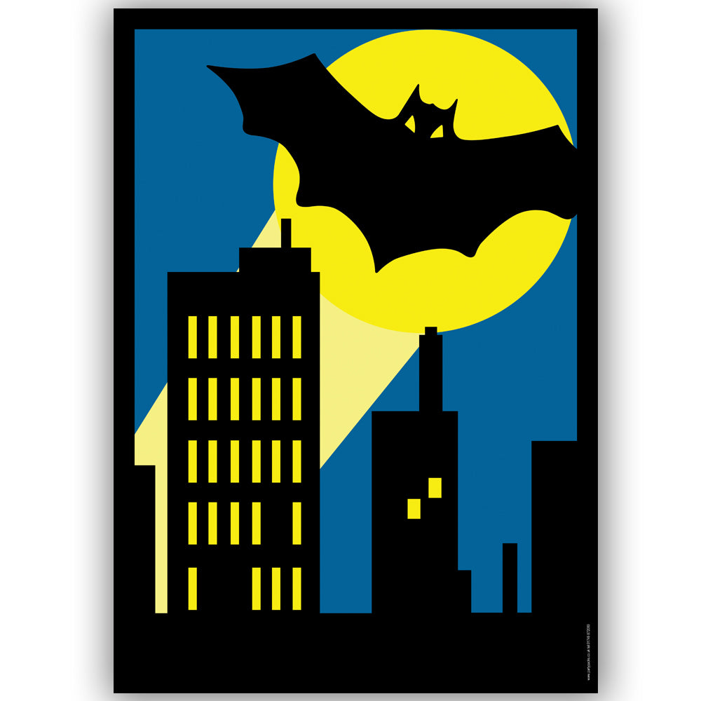 Bat Hero Poster - A3