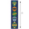 Beer Party Beer Labels Portrait Banner - 30cm x 120cm