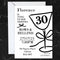 Birthday Bows Tini Glass Personalised Invitations - Pack of 16