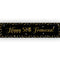 Birthday Sparkle Gold Personalised Banner - 1.2m