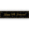Birthday Sparkle Gold Personalised Banner - 1.2m