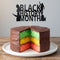 Black History Month Cake Topper Decoration
