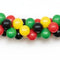 Red, Yellow, Black & Green Balloon Arch DIY Kit - 2.5m