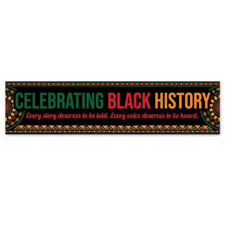 Celebrating Black History Banner Decoration - 1.2m