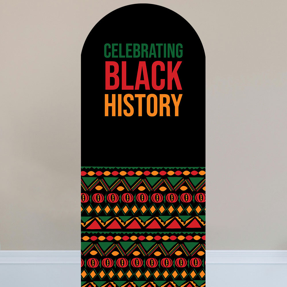 Celebrating Black History Sailboard Stand-Up - 185cm Educational Party Backdrop