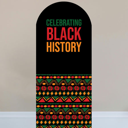 Celebrating Black History Sailboard Stand-Up - 185cm Educational Party Backdrop