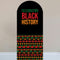 Celebrating Black History Sailboard Stand-Up - 185cm Educational Party Backdrop
