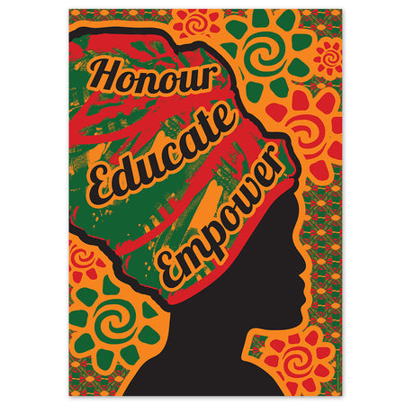 Celebrating Black History Inspiring Quote Poster - A3