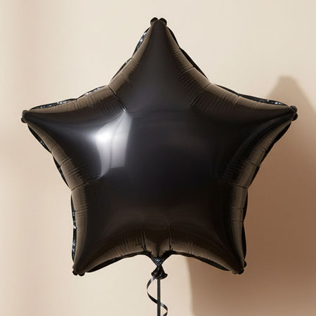 Black Star Foil Balloon - 19