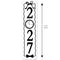 New Years Eve Black and White Year Portrait Banner - 1.2m