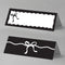 Black and White Bow Placecards (Pack of 8)