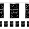 Black & Silver Birthday Glitz Personalised Bunting - 3m