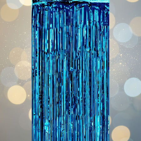 Blue Foil Curtain - 2.4m