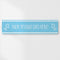 Blue Hearts Personalised Banner - 1.2m