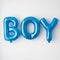 Blue 'Boy' Phrase Balloon - 9