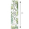 Botanical Baby Shower Baby in Bloom Portrait Banner - 30cm x 120cm