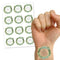 Personalised Baby Shower Tattoos - Pack of 12 - Botanical Wreath