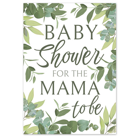 Botanical Baby Shower Poster - A3
