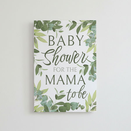 Botanical Baby Shower Poster - A3