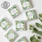 Botanical Leaves Personalised Square Chocolates - Pack of 16