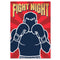 Fight Night Boxing Poster - A3