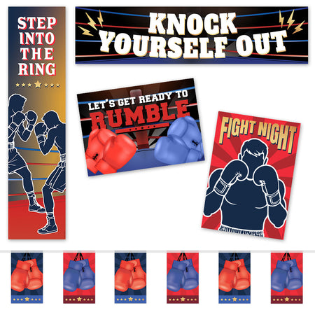 Boxing Paper Decoration Pack