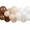 Neutral Brown and Beige Balloon Arch DIY Kit - 2.5m
