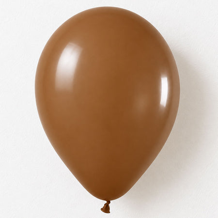 Brown Latex Balloons - 10