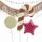 Inflated Brown Christmas Candy Cane Balloon Bundle in a Box