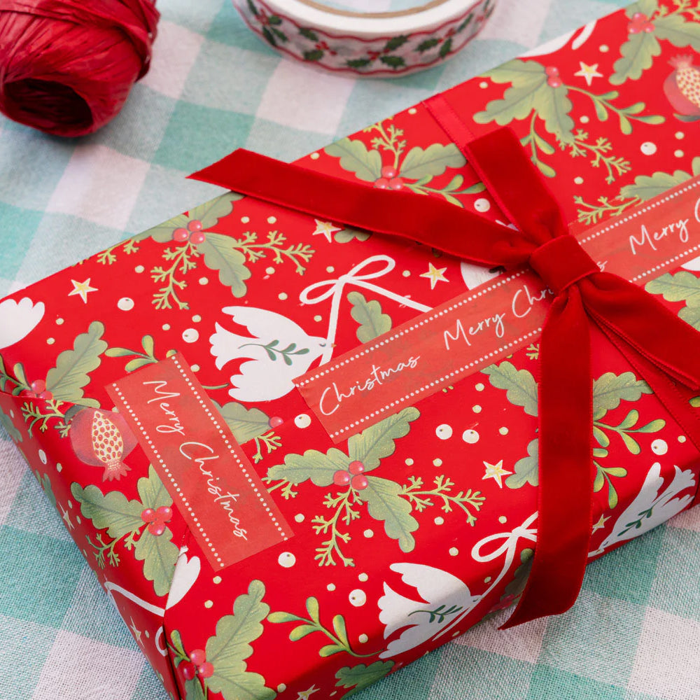 Red Velvet Bows - Pack of 8