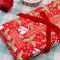 Red Velvet Bows - Pack of 8