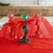 Red Velvet Bows - Pack of 8