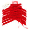 Red Velvet Bows - Pack of 8