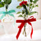 Red Velvet Bows - Pack of 8