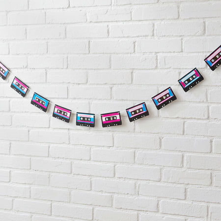Cassette Tape Garland - 2.1m