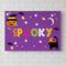 Cat & Pumpkin Halloween 'Spooky' Poster Decoration - A3