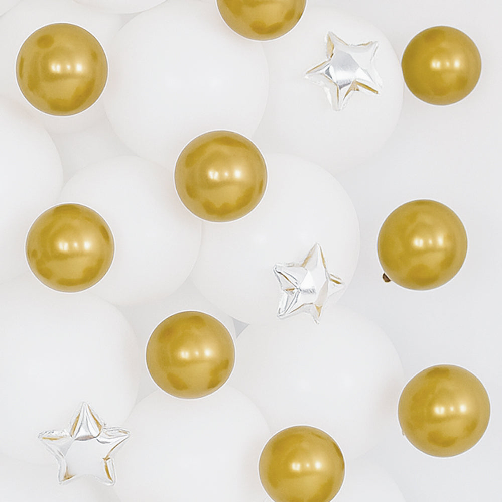 Gold Metallic Mini Latex Balloons - 5" - Pack of 10