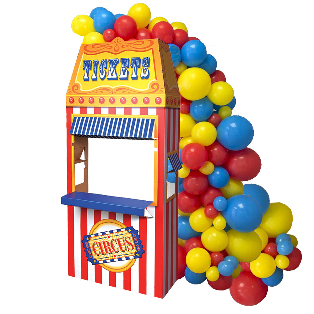 3D Circus Ticket Booth Prop Decoration - 1.82m