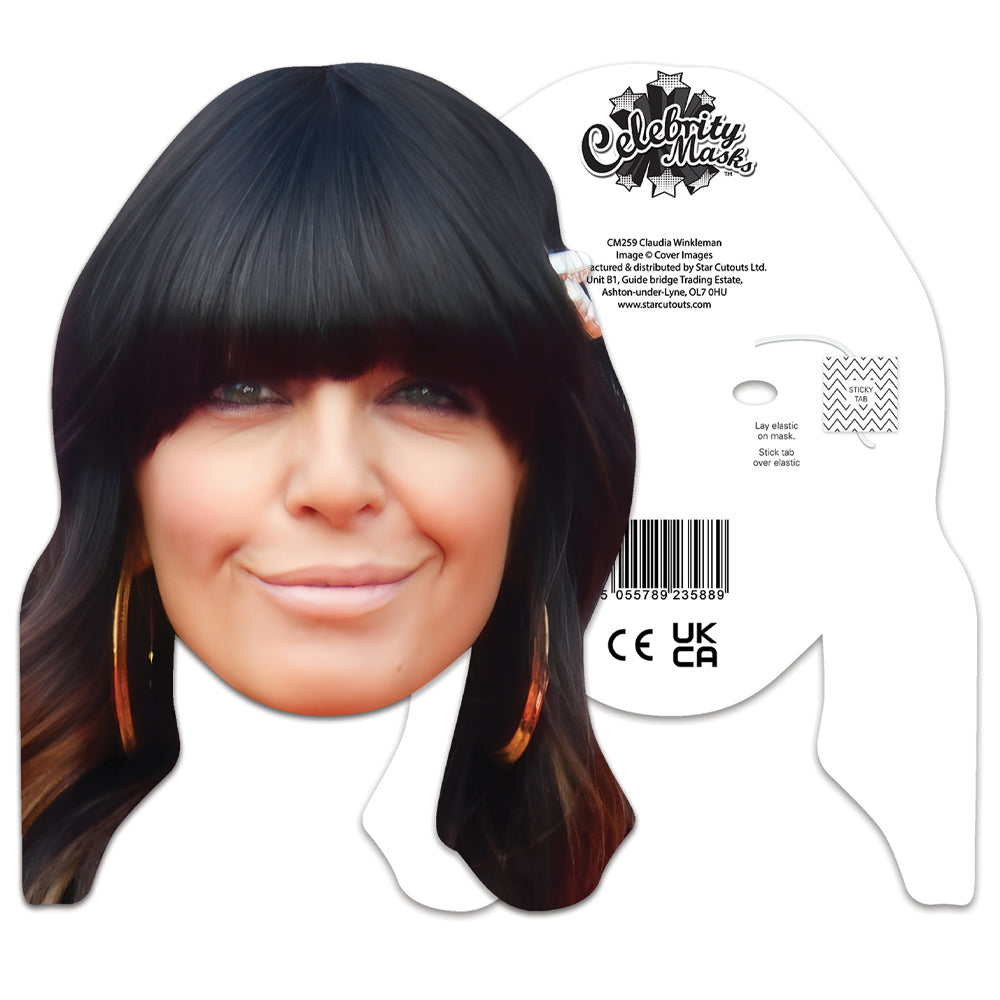 Claudia Winkleman Card Mask